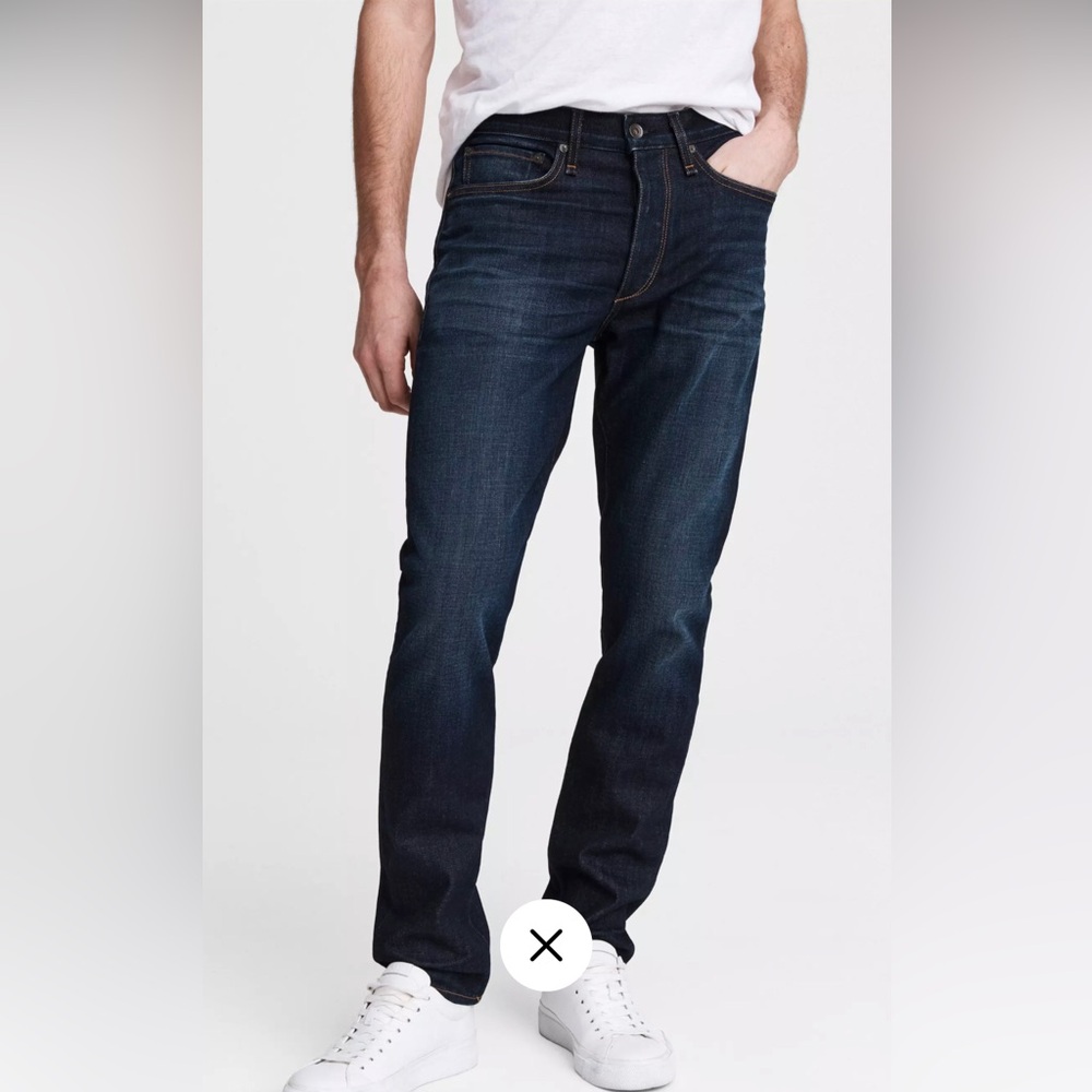 Rag & bone fit 2 Slim Dark Indigo Authentic Stretch Jean